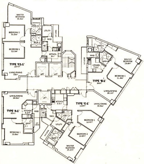 Gloucester Mansions (D11), Apartment #2623